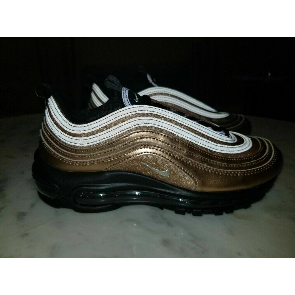 Nike Air Max 97 CT1176-900 Women's Running Shoes Metallic Red Bronze Gold Size 6